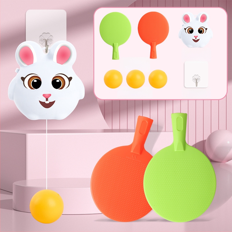 Bērnu piekārtais galda tenisa trenieris — vecāku un bērnu mijiedarbība, iekštelpu roku- acs koordinācijas vingrinājums (Zīmols Ojardi; Materiāls: Plastmasa; Kategorija: Galda teniss; Piemērots arī citiem bumbu sportiem)