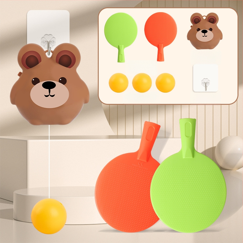 Bērnu piekārtais galda tenisa trenieris — vecāku un bērnu mijiedarbība, iekštelpu roku- acs koordinācijas vingrinājums (Zīmols Ojardi; Materiāls: Plastmasa; Kategorija: Galda teniss; Piemērots arī citiem bumbu sportiem)