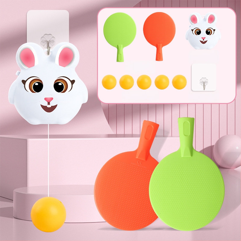 Bērnu piekārtais galda tenisa trenieris — vecāku un bērnu mijiedarbība, iekštelpu roku- acs koordinācijas vingrinājums (Zīmols Ojardi; Materiāls: Plastmasa; Kategorija: Galda teniss; Piemērots arī citiem bumbu sportiem)