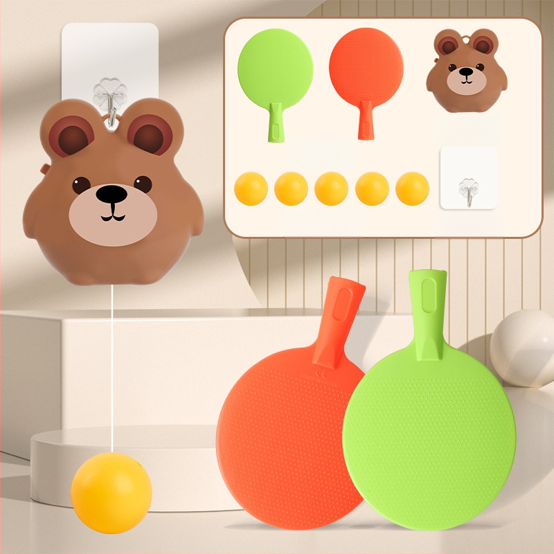 Bērnu piekārtais galda tenisa trenieris — vecāku un bērnu mijiedarbība, iekštelpu roku- acs koordinācijas vingrinājums (Zīmols Ojardi; Materiāls: Plastmasa; Kategorija: Galda teniss; Piemērots arī citiem bumbu sportiem)