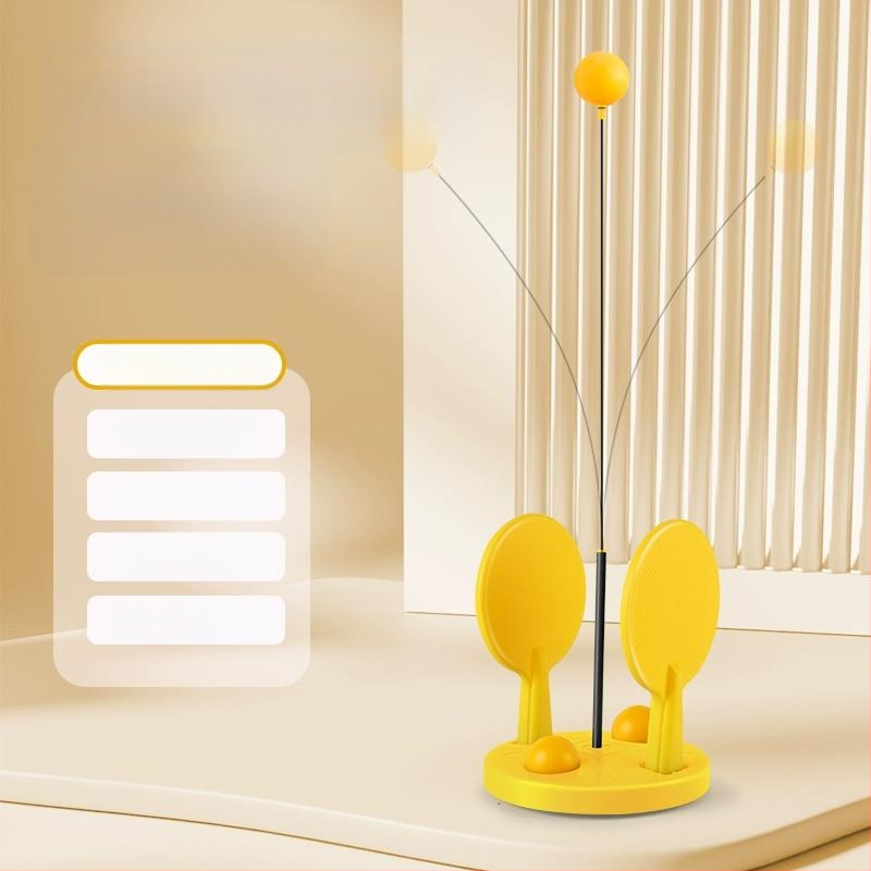 Stalo teniso treniruoklis — fiksuotas, nekreipiasi, savarankiškam treniravimui su atsispindėjimu namų naudojimui, Medžiaga PP