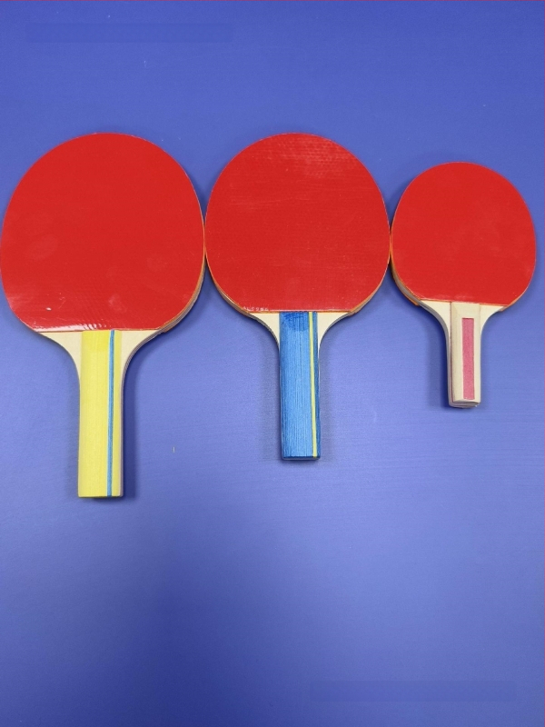 Rachetă de tenis de masă, Marcă 11, bază din fibră de carbon, gumă cu adeziv pozitiv, lovitură directă