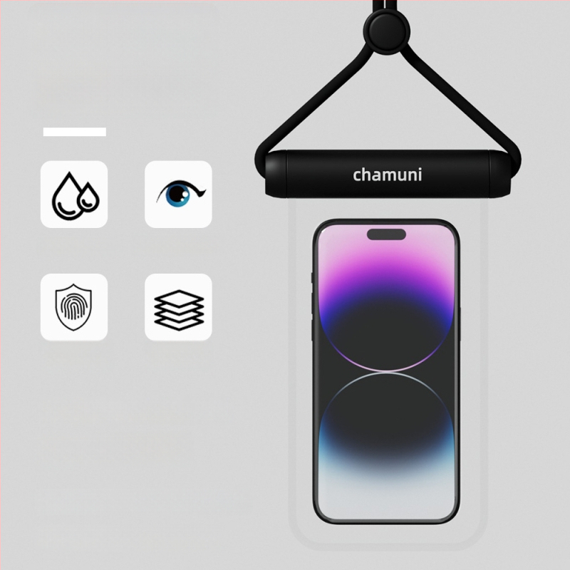 Ārējā ūdensizturīgā telefona soma ar skārienekrāna aizsardzību, ABS/TPU, 7.2 L tilpums, logotipa pielāgošana