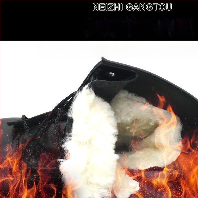 Ādas kalnu pārgājienu zābaki ar rāvējslēdzēju, augsti vīriešu zābaki, ūdensizturīgi