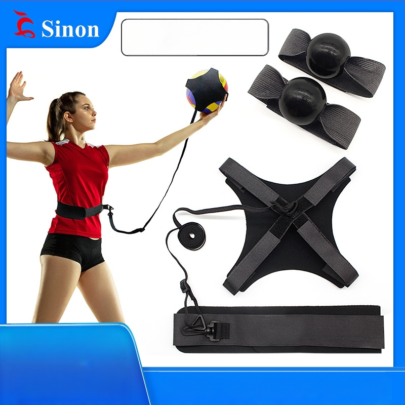 Volejbola trenēšanas josta spike treniņiem un bumbu atsitienam – neilons, mašīnas šuvums, logotipa druka ir pieejama, piemērots kājām volejbolam