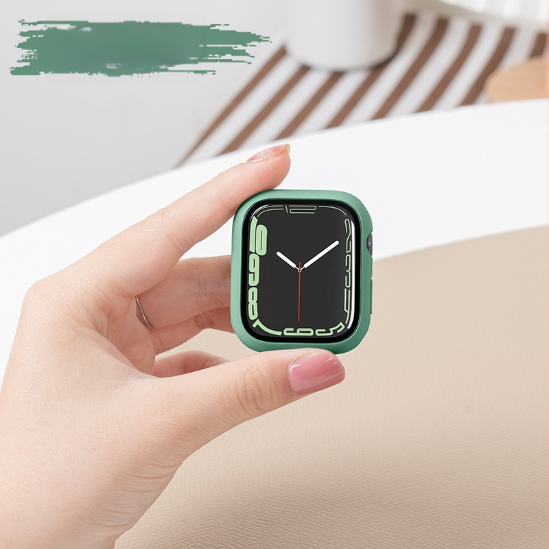 PC aizsargkorpuss Apple Watch ar integrētu karstumizturīgu ekrāna aizsargu