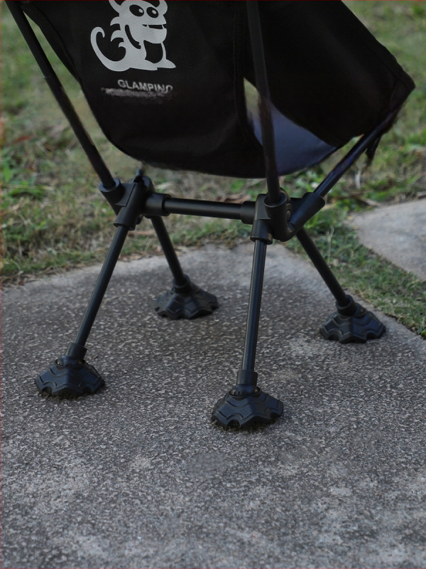 Saliekamais Moon krēsls ar neslīdošām kājām, izturīgs plastmasa materiāls, regulējams, viegls un pārnēsājams