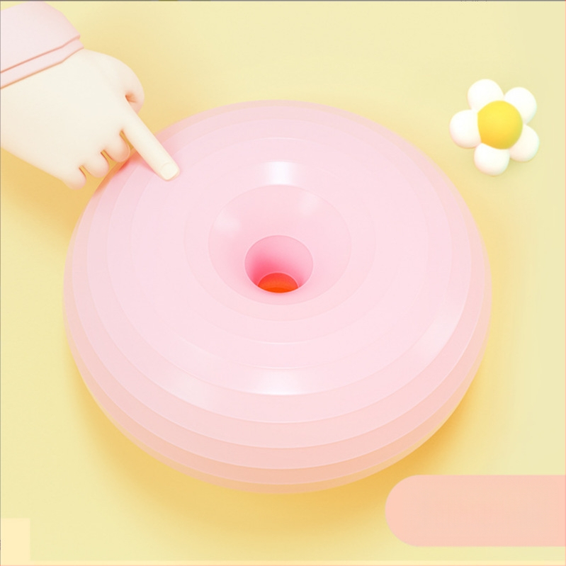 minge de yoga din PVC, 900 g, gonflabilă, pentru fitness, masaj și frumusețe