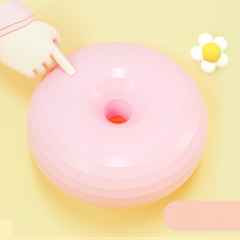 minge de yoga din PVC, 900 g, gonflabilă, pentru fitness, masaj și frumusețe