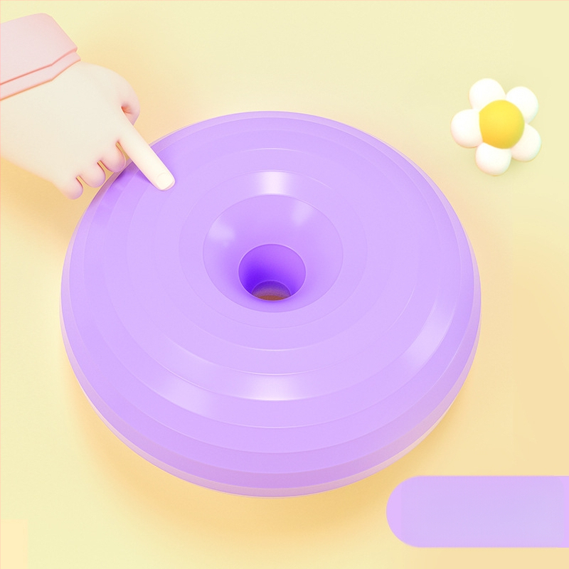 minge de yoga din PVC, 900 g, gonflabilă, pentru fitness, masaj și frumusețe