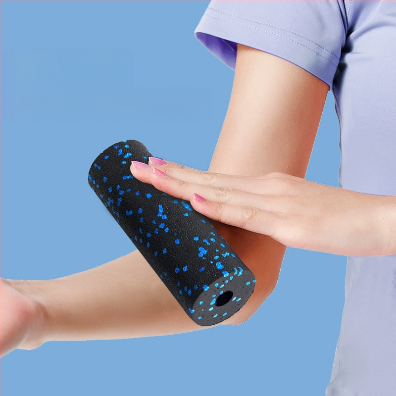 Set de mingi de yoga pentru masaj, cu material EPP, ușor, 70 g, nu se poate umfla, include minge mică, minge în formă de arahide și stâlp mini, pentru masaj la umeri, gât, fascia spatelui și tălpi.