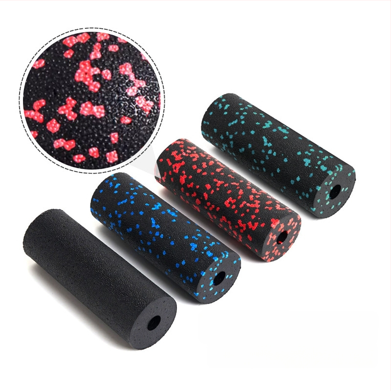 Set de mingi de yoga pentru masaj, cu material EPP, ușor, 70 g, nu se poate umfla, include minge mică, minge în formă de arahide și stâlp mini, pentru masaj la umeri, gât, fascia spatelui și tălpi.