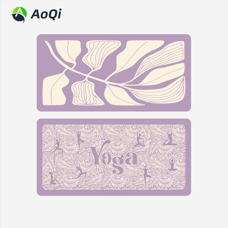 Kohandatud jooga-rätik sisekasutuseks – higist imav, libisemiskindel, ultrafina mikrokiud, 200 g, kiire kuivatamine, logos trükkimise võimalus