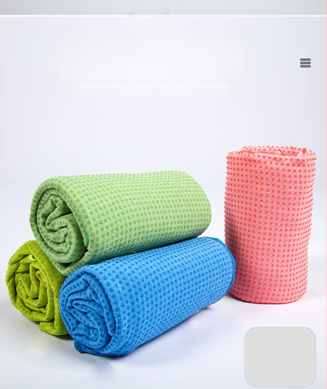 Jogas paklāja dvielis, neslīdošs, saliekams, silikona