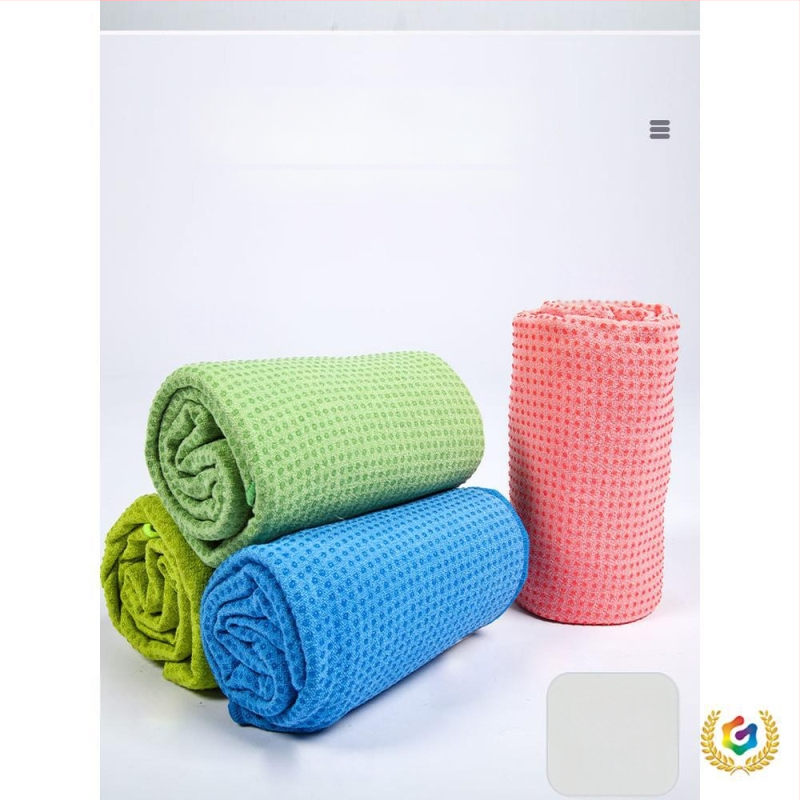 Jogas paklāja dvielis, neslīdošs, saliekams, silikona