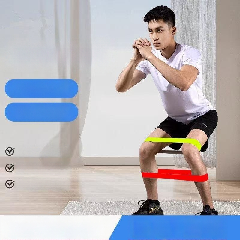 Banda de rezistență pentru yoga cu inel - Unisex, Material: TPE, Exerciții pentru umeri, Ridicare șolduri, Tonifiere picioare, Modelare corp