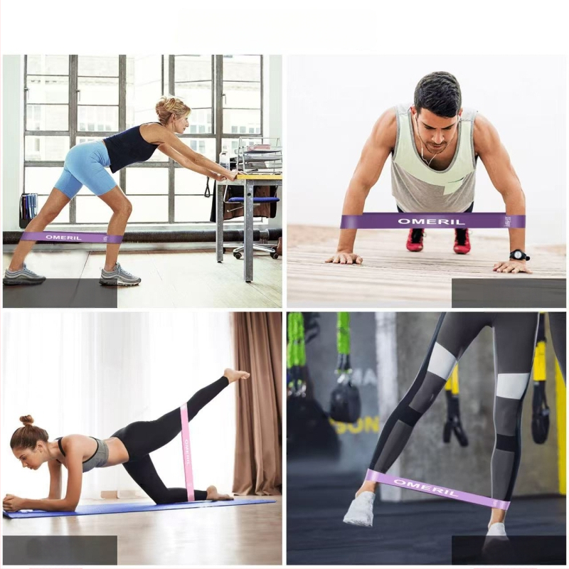 Banda de rezistență pentru yoga cu inel - Unisex, Material: TPE, Exerciții pentru umeri, Ridicare șolduri, Tonifiere picioare, Modelare corp