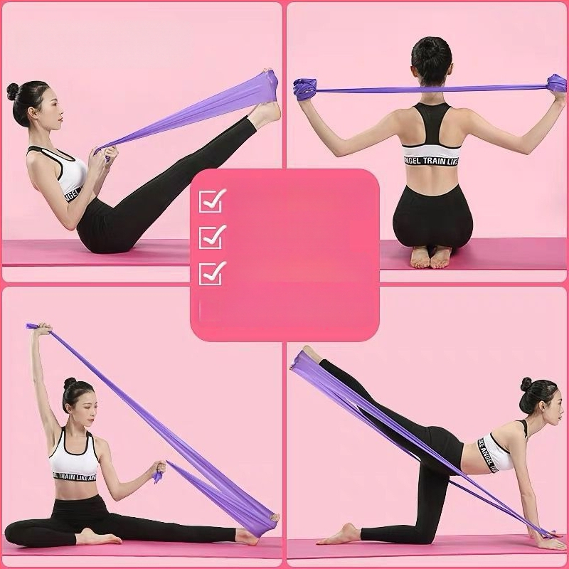 Bandă elastică de yoga, rezistență pentru antrenament de forță și stretching