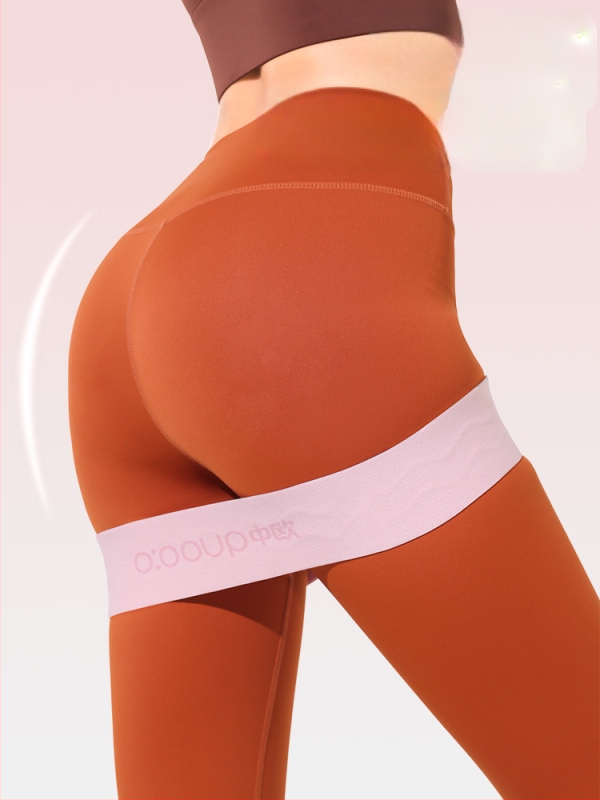 Cerc de rezistență pentru yoga pentru genuflexiuni și antrenament pentru fesieri, material: poliester cu înaltă elasticitate + latex satin