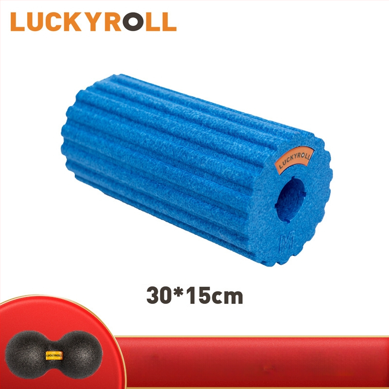 Putu rulonis masāžai un muskuļu relaksācijai, augstas cietības, EPP materiāls, stingra ašis – piemērots fitnesam un jogai