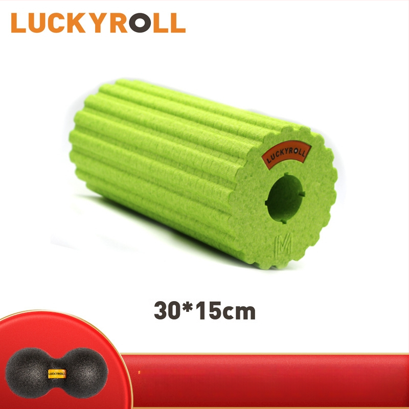 Putu rulonis masāžai un muskuļu relaksācijai, augstas cietības, EPP materiāls, stingra ašis – piemērots fitnesam un jogai