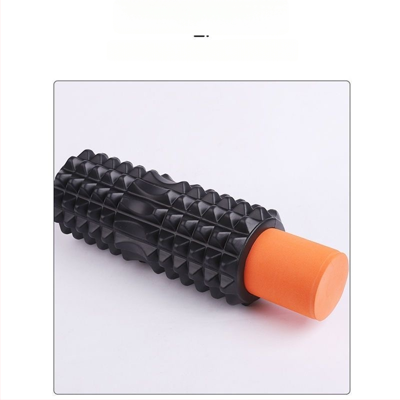 Dvivfukcionāls jogas putas rullis muguras stiepšanai – Atvērtā muguras dizains, Ciets putu ailes; Materiāls: Cits; Zīmols: Cits