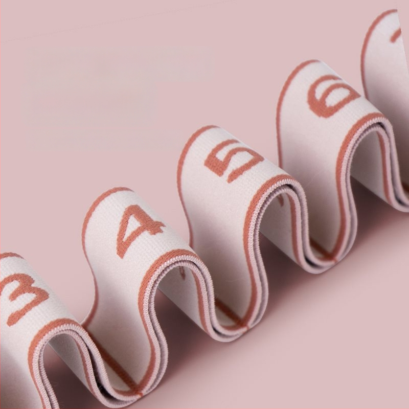 Banda de întindere pentru yoga cu design segmentat pentru antrenarea posturii spatelui și a umerilor, funie elastică de tensiune (latex și poliester)