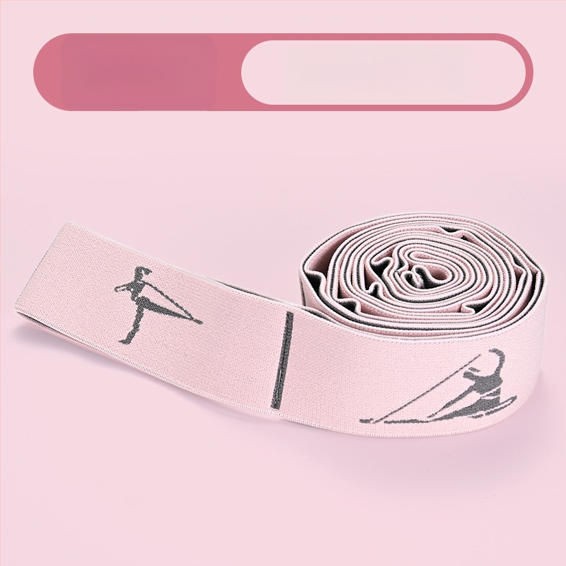 Banda de întindere pentru yoga cu design segmentat pentru antrenarea posturii spatelui și a umerilor, funie elastică de tensiune (latex și poliester)