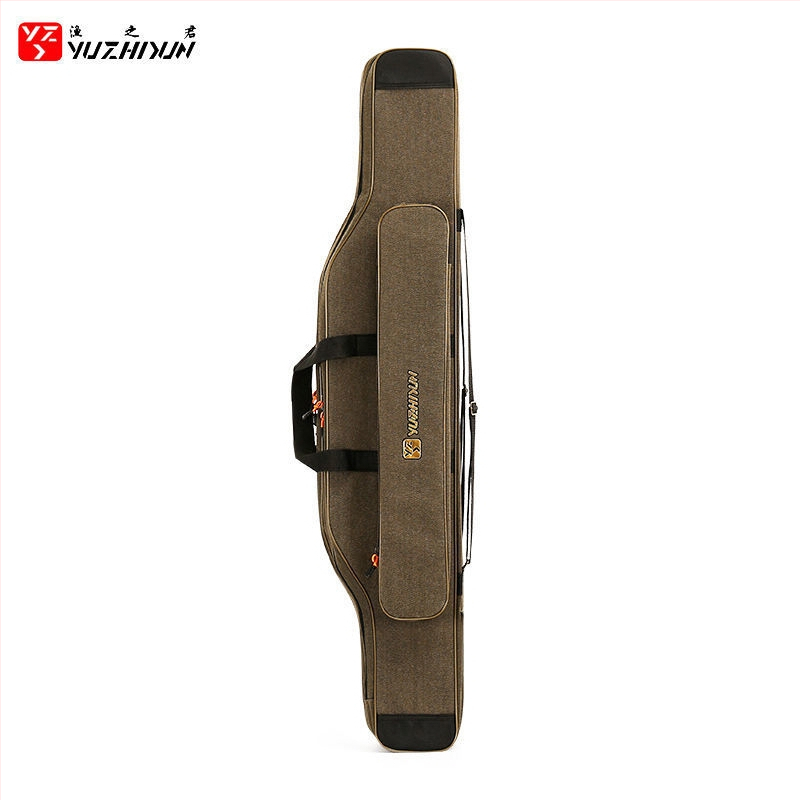 Τσάντα καμβά για καλάμια ψαρέματος, Μεγάλη χωρητικότητα, Μάρκα Unique, Όχι αδιάβροχο