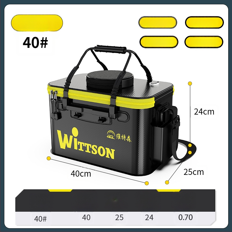 Αναδιπλούμενος EVA κάδος ψαρέματος για ζωντανά ψάρια με προστατευτικό σχεδιασμό