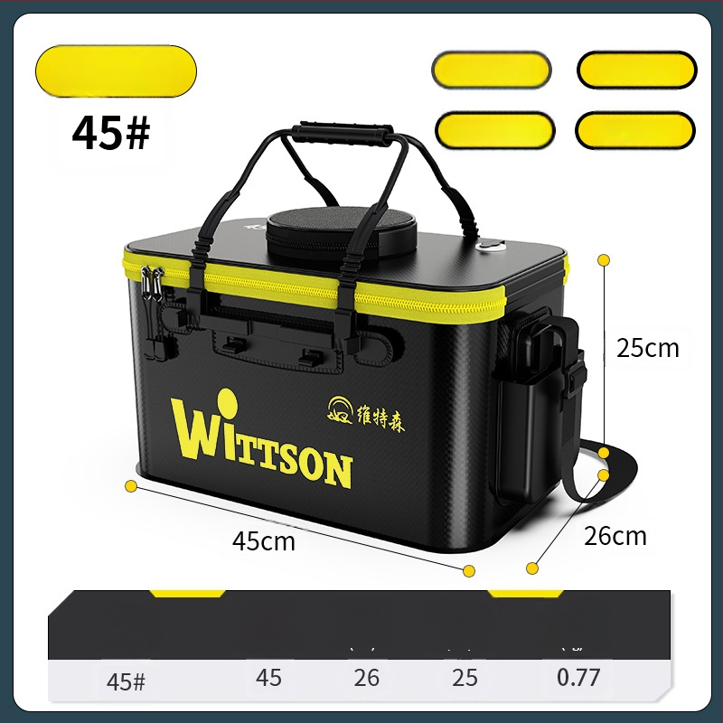 Αναδιπλούμενος EVA κάδος ψαρέματος για ζωντανά ψάρια με προστατευτικό σχεδιασμό