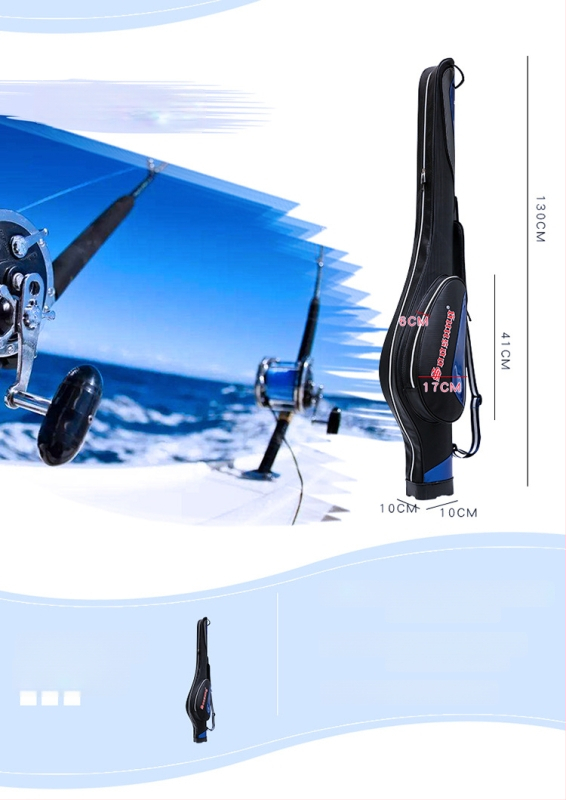 Τσάντα θαλάσσιου ψαρέματος – PVC, αδιάβροχη, ενισχυμένη κατασκευή, χωράει καλάμι ψαρέματος, μεγάλη χωρητικότητα