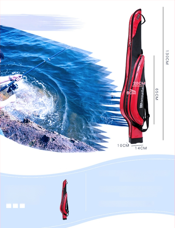 Τσάντα θαλάσσιου ψαρέματος – PVC, αδιάβροχη, ενισχυμένη κατασκευή, χωράει καλάμι ψαρέματος, μεγάλη χωρητικότητα