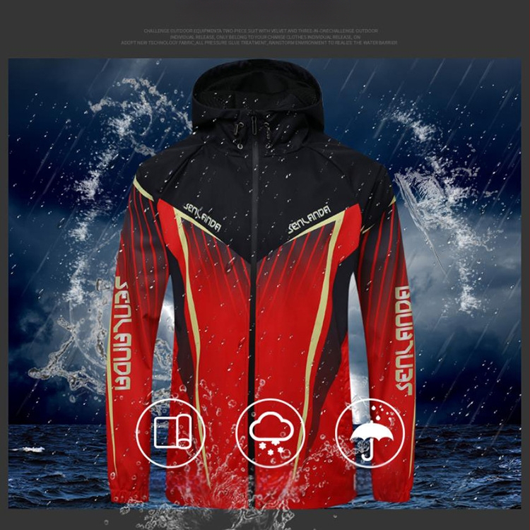 Unisex zvejas jaka, ūdensnecaurlaidīga, vēja izturīga, elpojoša, silta flisa odere