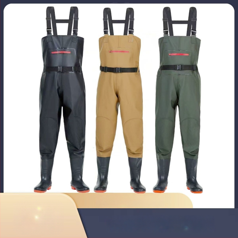 Водоустойчива рибарска екипировка – гащеризон с жилетка, EVENT плат, защита от радиация, пролет, мъже