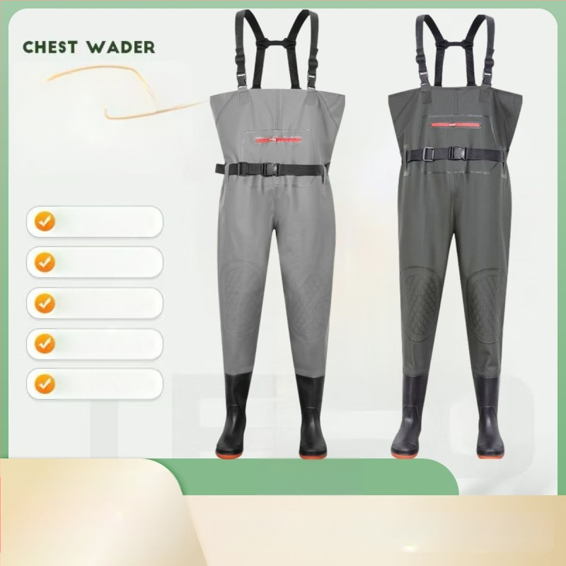 Водоустойчива рибарска екипировка – гащеризон с жилетка, EVENT плат, защита от радиация, пролет, мъже