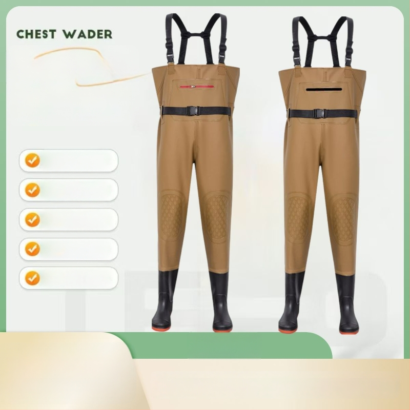 Водоустойчива рибарска екипировка – гащеризон с жилетка, EVENT плат, защита от радиация, пролет, мъже