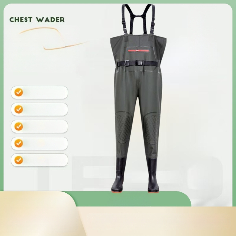 Водоустойчива рибарска екипировка – гащеризон с жилетка, EVENT плат, защита от радиация, пролет, мъже