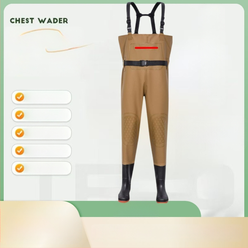 Водоустойчива рибарска екипировка – гащеризон с жилетка, EVENT плат, защита от радиация, пролет, мъже