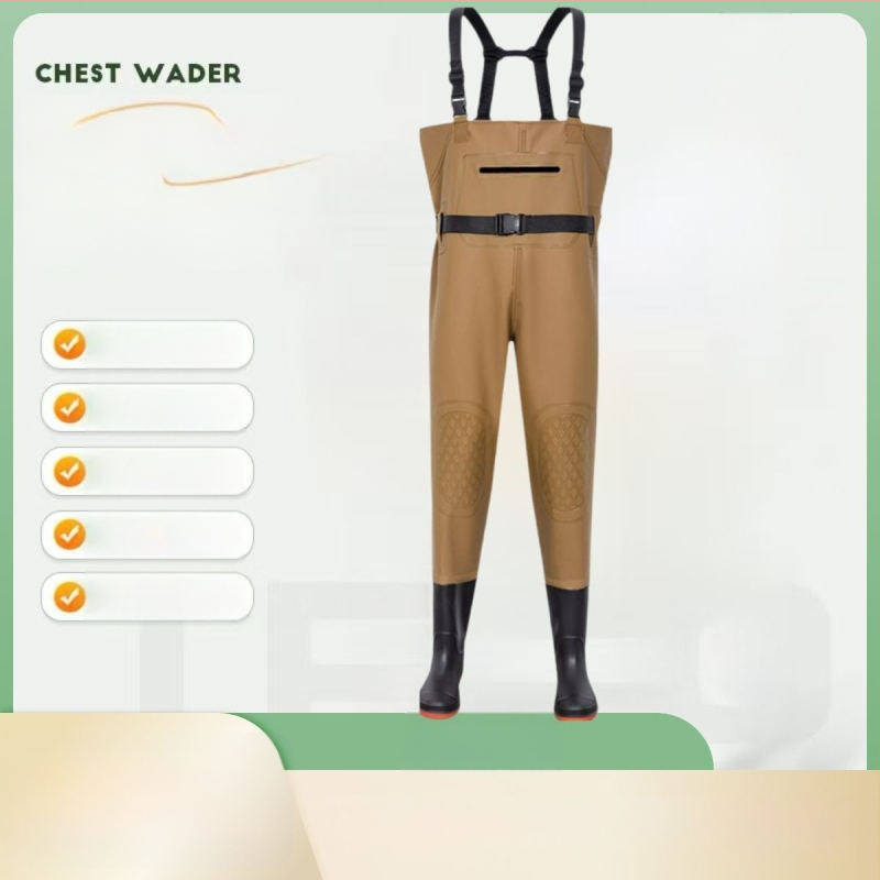 Водоустойчива рибарска екипировка – гащеризон с жилетка, EVENT плат, защита от радиация, пролет, мъже