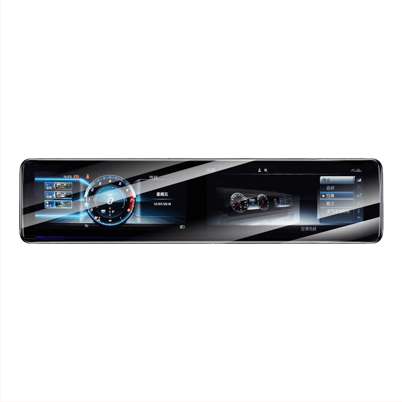 Mercedes-Benz E-Class E260L/E300L centrālā vadības un navigācijas ekrāna aizsargstikls – viengabala, skrāpējumu izturīgs, pret pirkstu nospiedumiem, temperatūras izturīgs