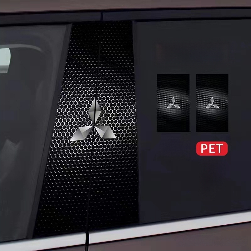 Стикер за лого на централната колона на автомобила - персонализиран декоративен стикер за каросерията с лепило