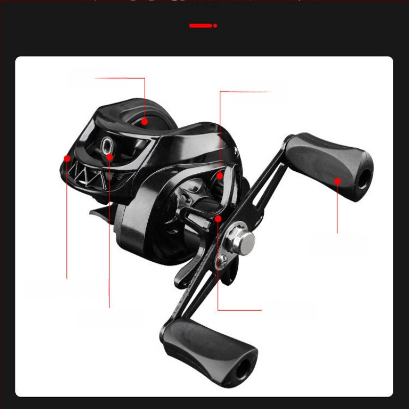 Καρούλι ψαρέματος με σχήμα σταγόνας για δόλωμα, αρχάριου επιπέδου, δεξιοχειρικό, μάρκα Powerful merchant