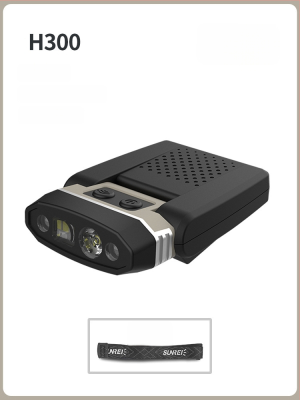 Shanlix lampă frontală LED, încărcare prin inducție, reîncărcabilă, 40 g, autonomie 27 h, 100 lm, pentru pescuit nocturn