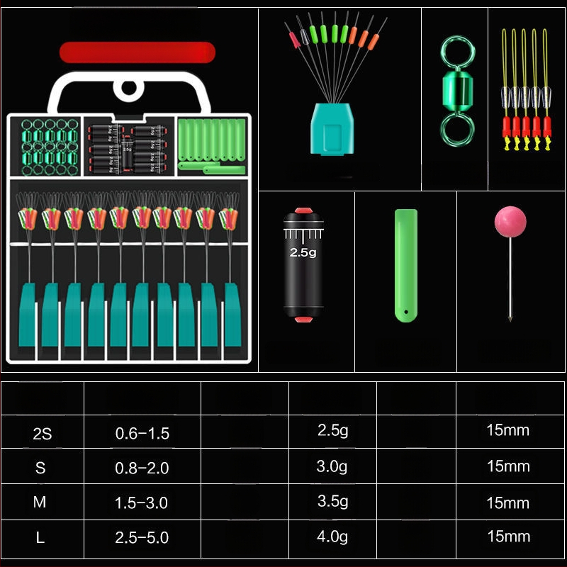 Set Space Bean din silicon pentru linia principală - pachet complet de accesorii pentru pescuit avansat