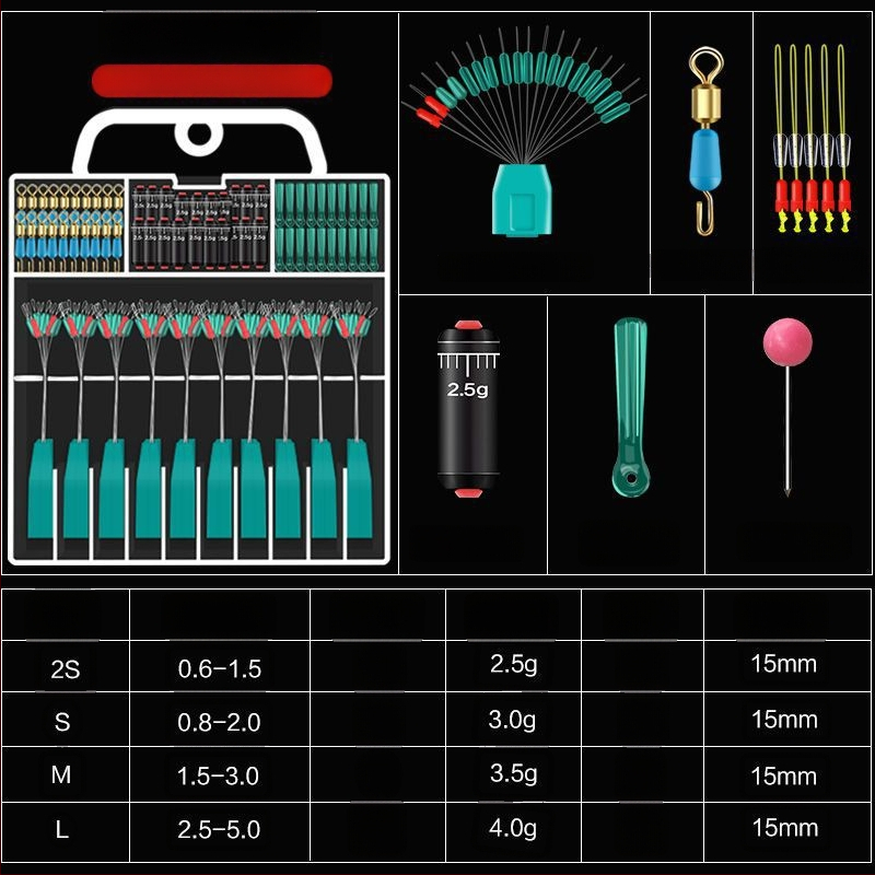 Set Space Bean din silicon pentru linia principală - pachet complet de accesorii pentru pescuit avansat