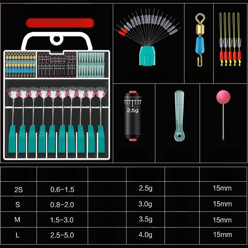 Set Space Bean din silicon pentru linia principală - pachet complet de accesorii pentru pescuit avansat