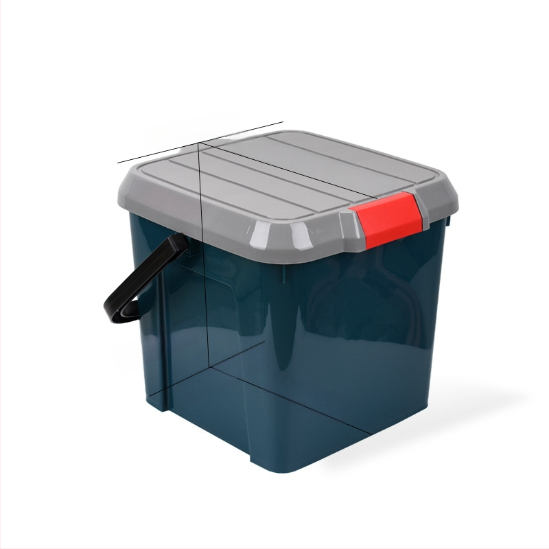 Plastikinis kibiras su dangteliu ir su sėdimu žvejybai, nešiojamas laikymo kibiras, Prekės ženklas: Love Plastic Na, Išleidimo laikotarpis: 2021 m. vasara, Bendra masė 1 kg