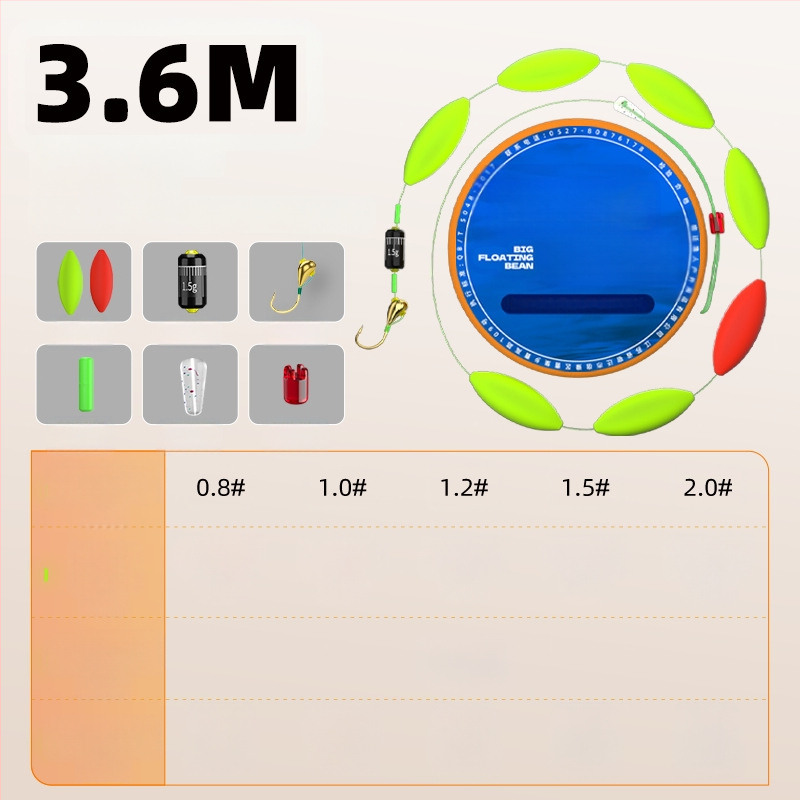 Set linie principală cu cârlig mic și linie plutitoare cu șapte stele; nylon; brand Welcome; lansare iarnă 2024