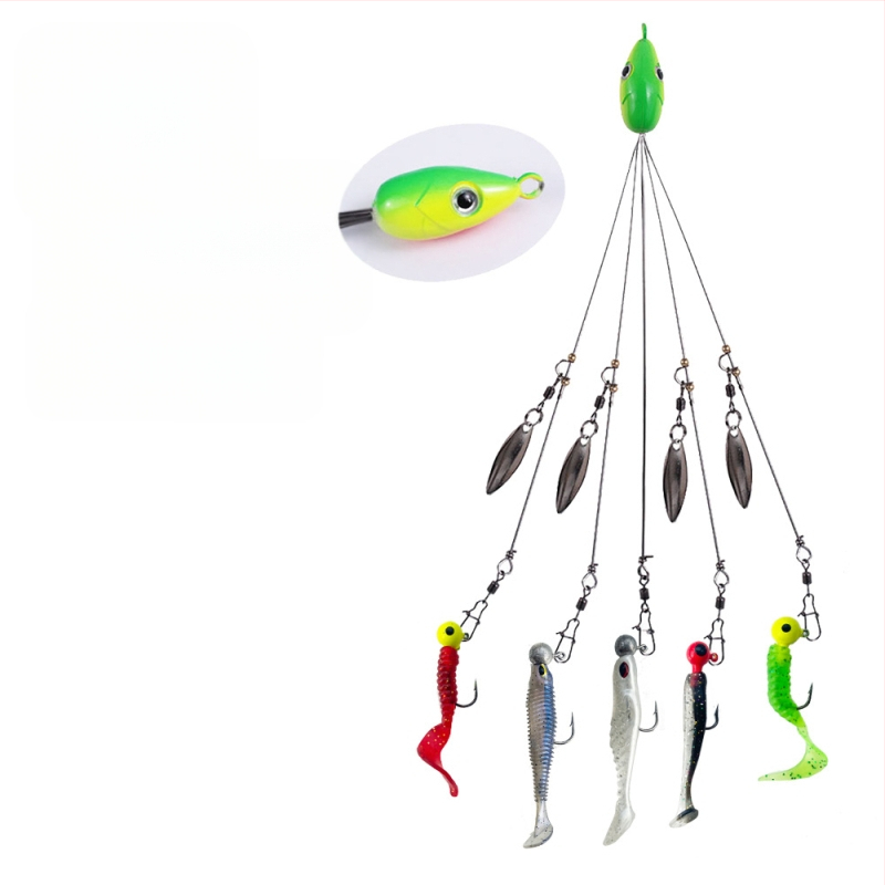 ZURYP Zivju āķis, bez bodēja, atstarojošām pērlītēm rotāts mānekļa, gatavs privātajai etiķetei, makšķerēšana pie okeāna pludmales